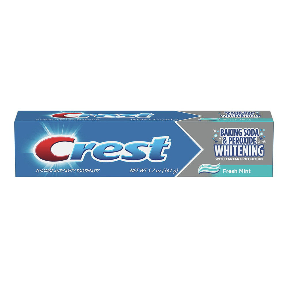 Crest Whitening Baking Soda & Peroxide Toothpaste with Fresh Mint, 5.7 Oz